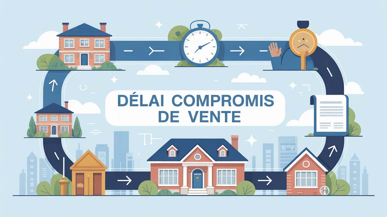 illustration délai compromis vente étapes transaction