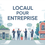 illustration local pour entreprise plusieurs types de locaux