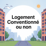 logement conventionné ou non, illustration choix, deux immeubles face à face