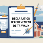Oubli déclaration achèvement travaux dossier administratif