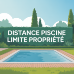 piscine moins de 10m2 distance voisin illustration séparation jardin