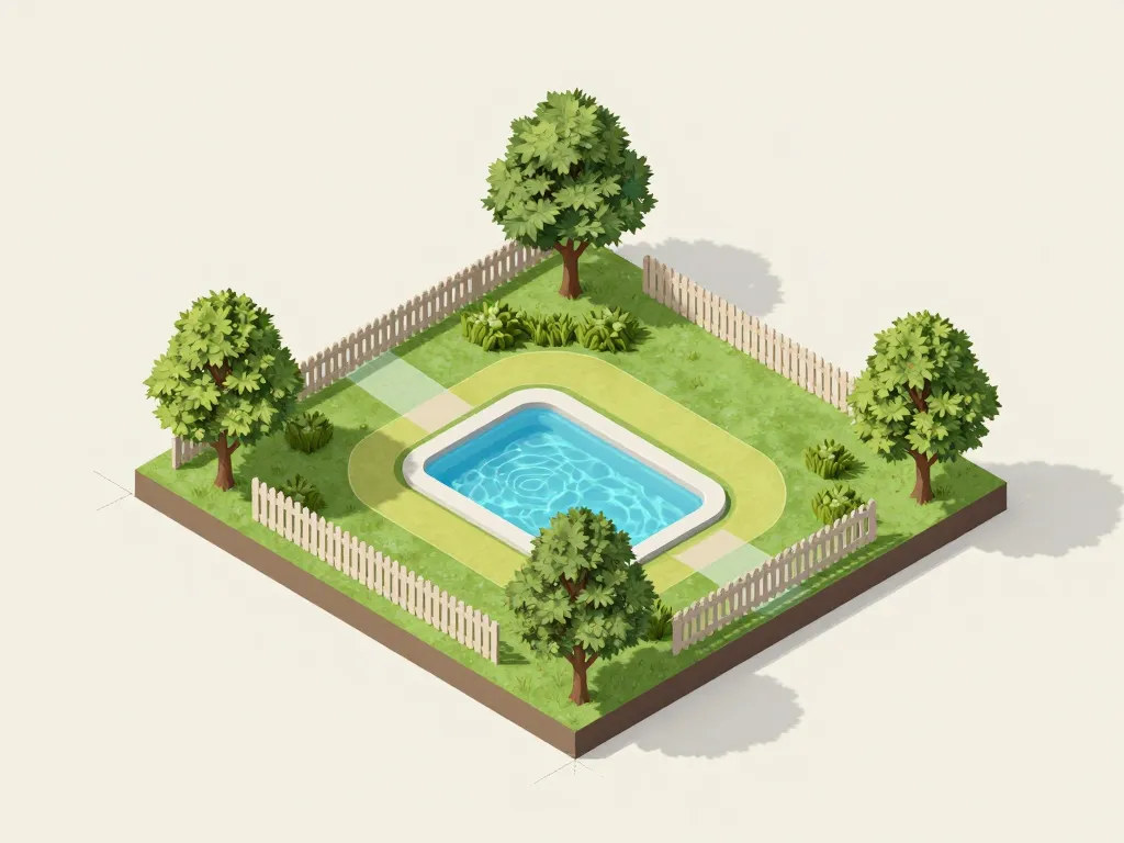 piscine moins de 10m2 distance voisin schéma distances PLU