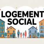 qu est ce qu un logement social illustration immeubles familles France