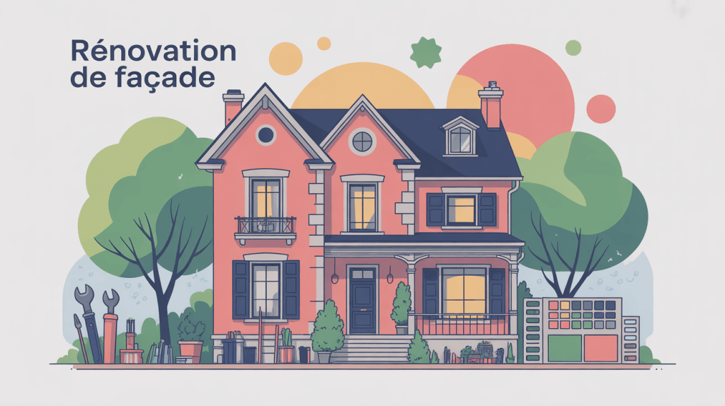 Solutions rénover ou embellir façade, maison rénovée moderne