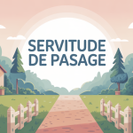 Illustration droits travaux sur servitude de passage