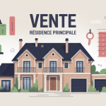 Vente residence principale impots maison stylisee clés