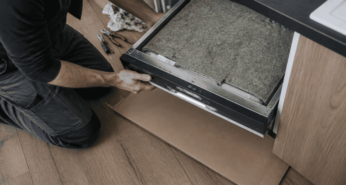 comment sortir un lave vaisselle encastrable dans une cuisine moderne