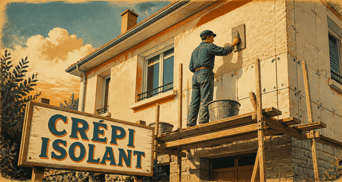 crepi isolant pose artisan facade