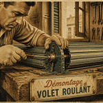 démonter volet roulant manuel sur établi