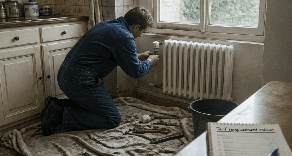 prix d un plombier pour changer un robinet de radiateur