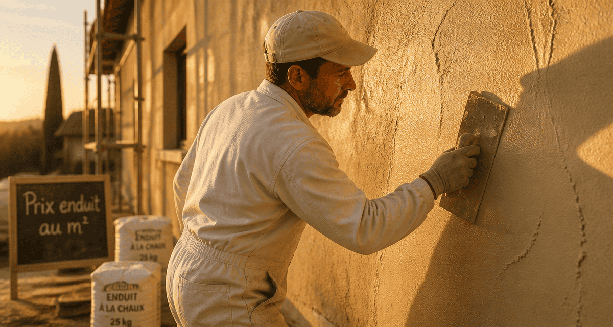 prix enduit m2 application artisan façade