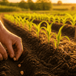 quand semer le mais au potager, semis de maïs en pleine terre