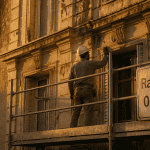 Ravalement de façade tous les combien, artisan inspectant une façade urbaine