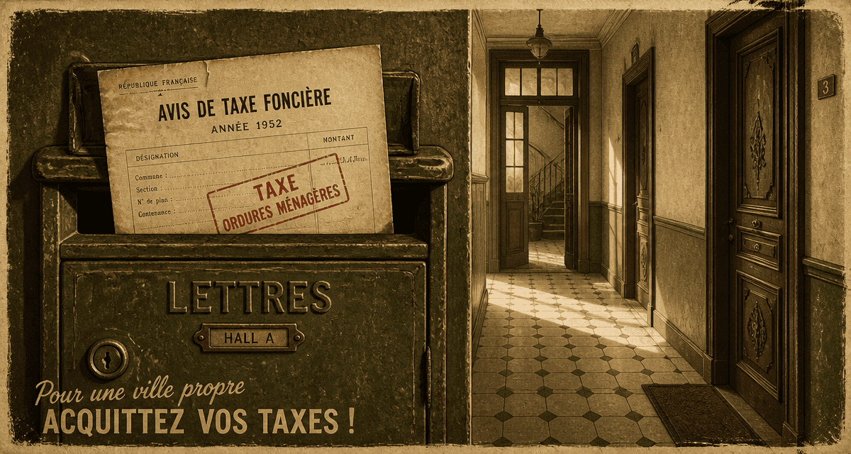 taxe sur les ordures ménagères locataire avis boite aux lettres