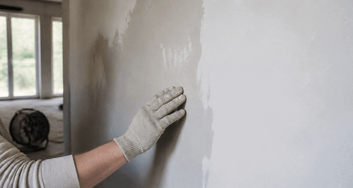 temps séchage enduit lissage avant ponçage mur