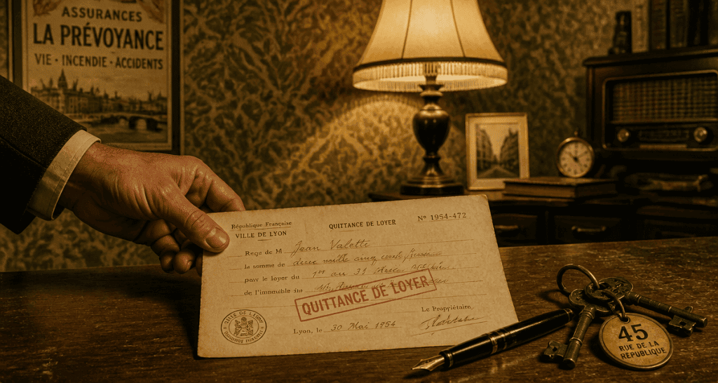 a quoi sert une quittance de loyer image vintage