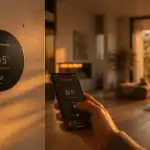 avis thermostat connecté dans salon moderne