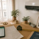 Comment climatiser un appartement : unité split murale et télécommande