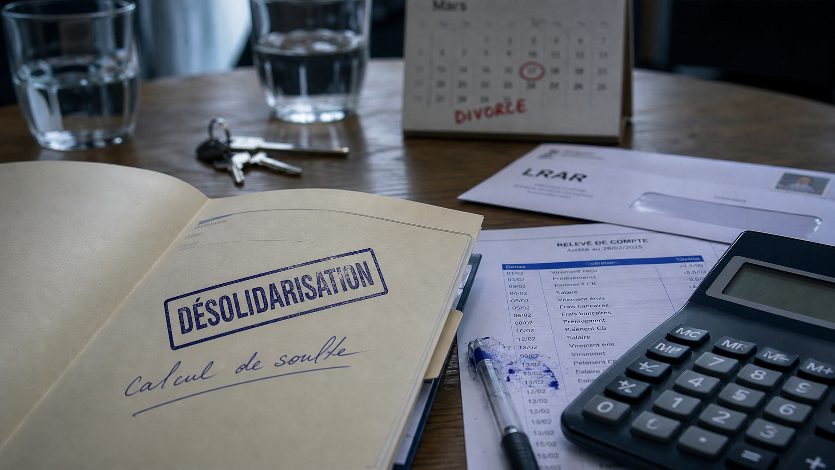 Divorce et crédit immobilier en cours : dossier de soulte et clés