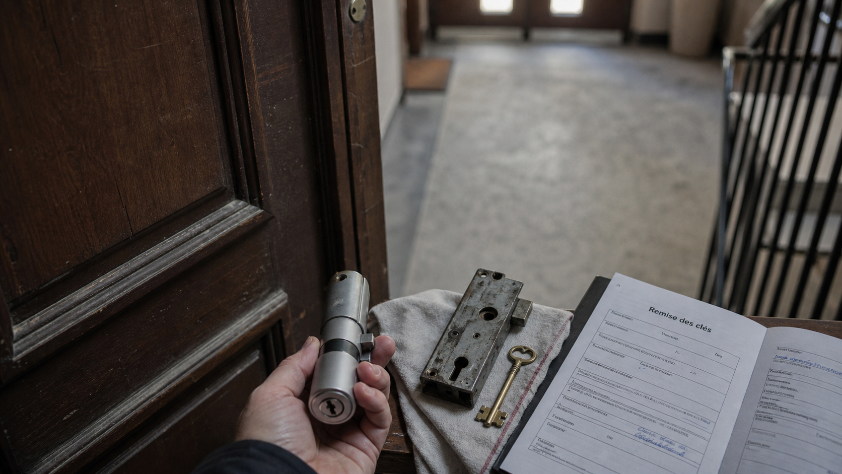 Locataire changement de serrure : barillet neuf et clés