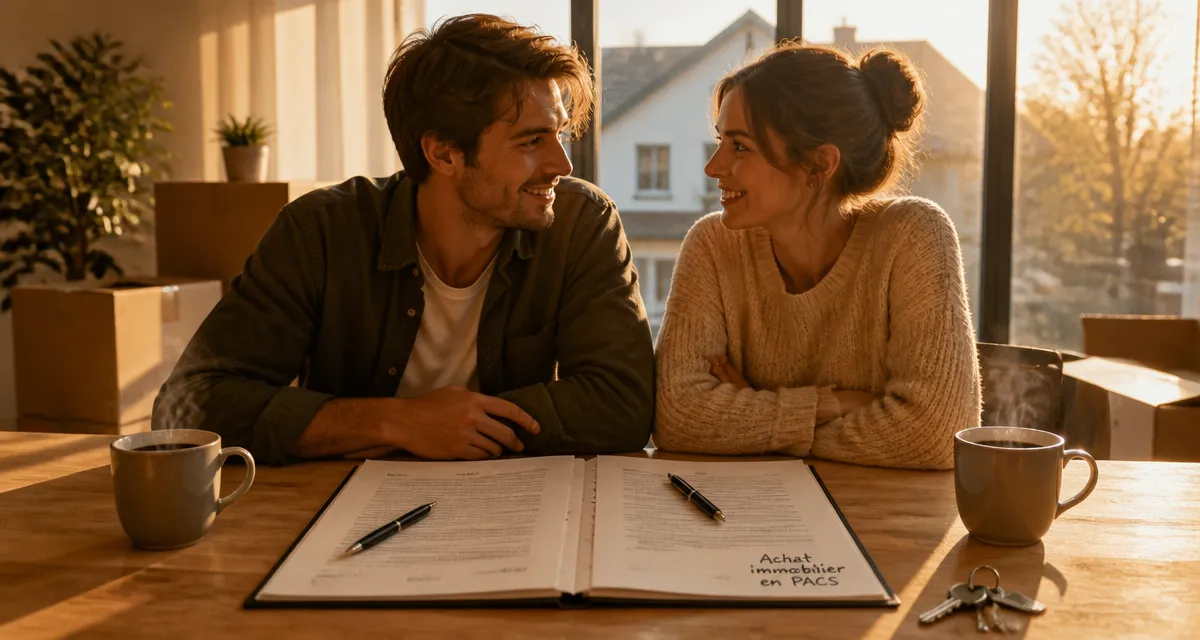 pacs avantage achat immobilier couple clés