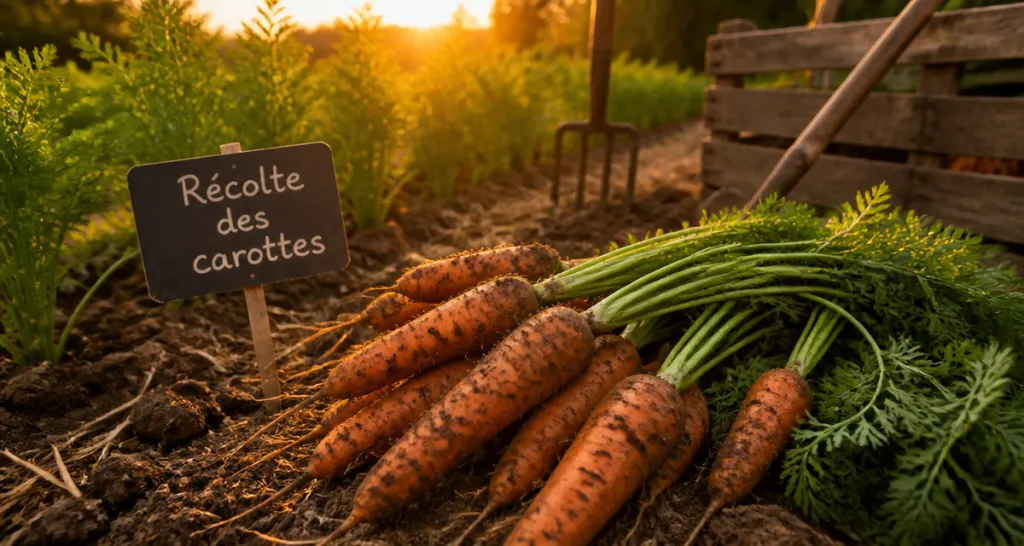quand recolter les carottes en potager