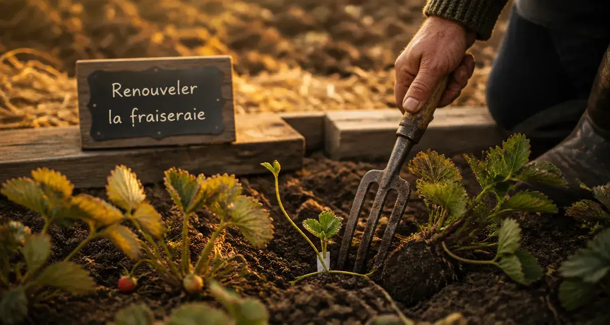Que faire des vieux fraisiers : rajeunir la fraiseraie et booster la récolte