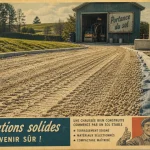 Allée carrossable pas chere : gravier stabilisé compacté, fondation solide