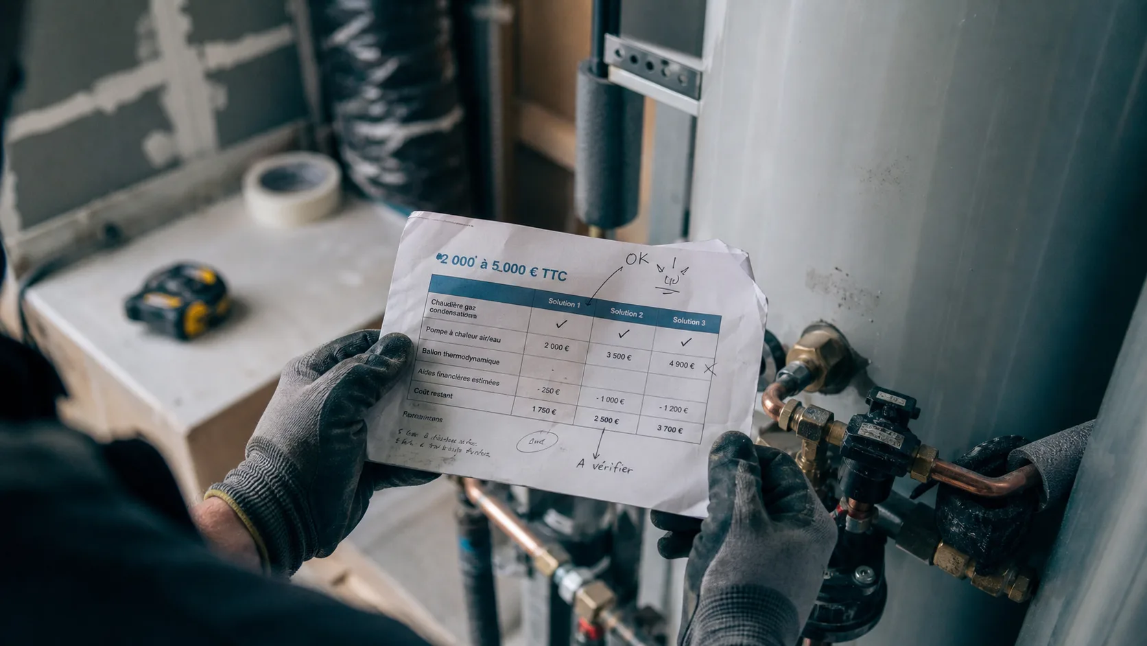 Chauffe eau thermodynamique prix 2 000 à 5 000 € : installateur et devis