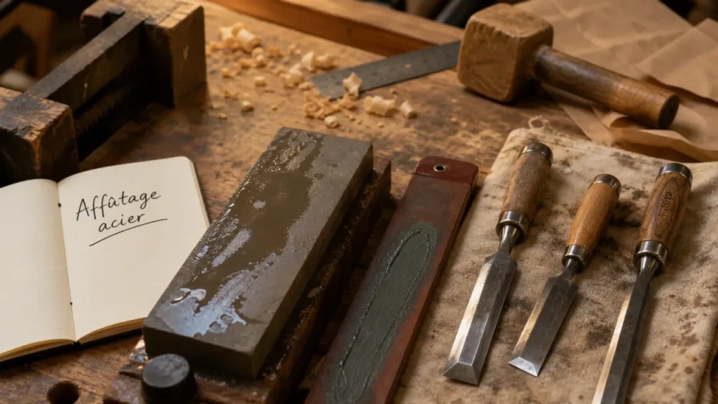 Ciseaux à bois : acier, affûtage et bédane, les critères qui font la différence