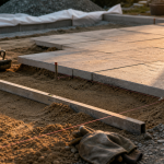 Dalles sur sable pour terrasse stable