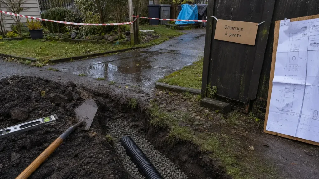 Pourquoi un terrain reste gorgé d’eau et comment le drainer sans erreur