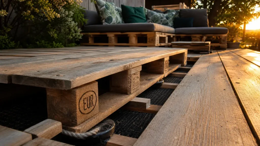Palette pour terrasse : choisir EUR/EPAL, éviter le MB et payer le bon prix
