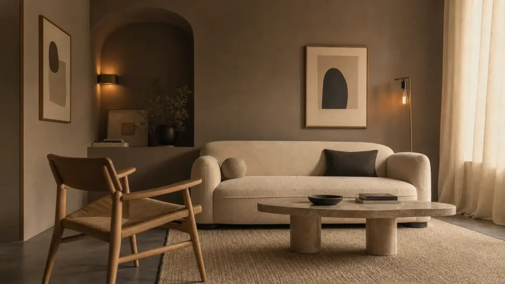 Peinture taupe pour murs et plafonds : choisir la bonne nuance sans assombrir la pièce