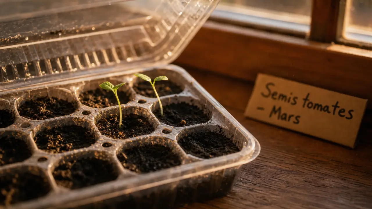 Quand semis tomates en mars : semis en terreau, anti plants filants