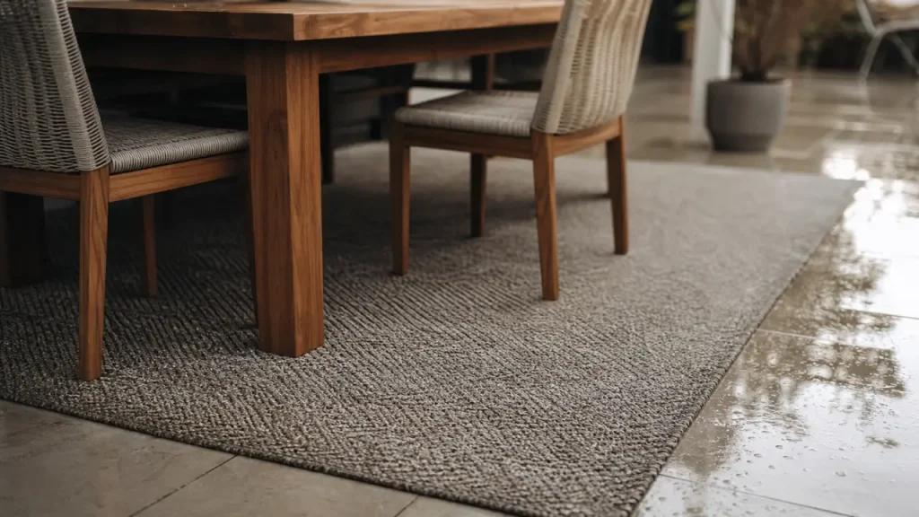Tapis d’extérieur : quelle forme, quelle matière et quel entretien pour terrasse ou balcon ?