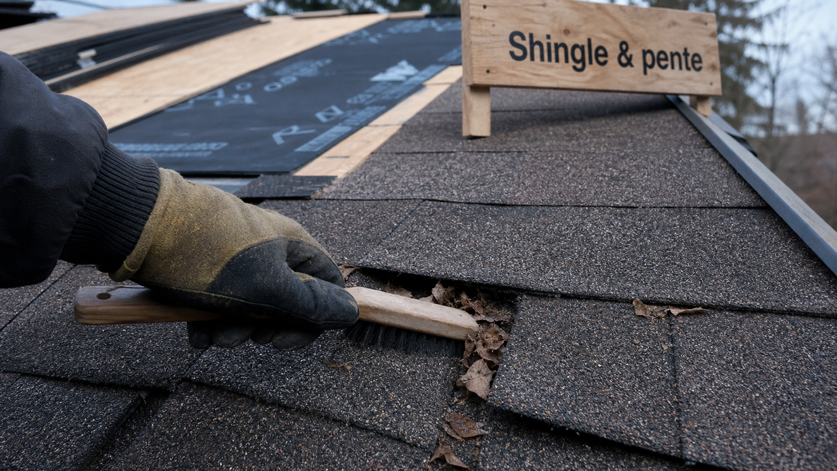 Toiture en shingle durée de vie longue après pose rigoureuse