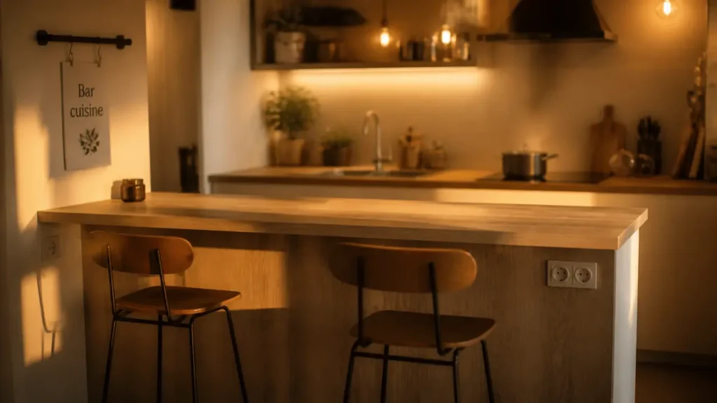 Bar cuisine : hauteur, profondeur et circulation, les erreurs d’implantation à éviter
