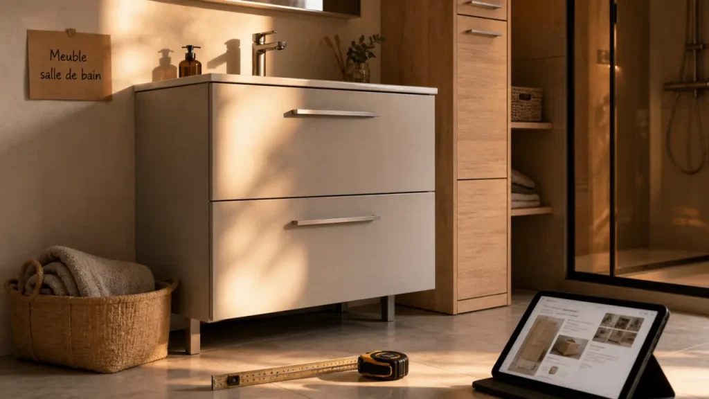BUT meuble salle de bain : quel format choisir entre colonne, vasque et ensemble ?