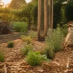 Copeaux de bois jardin en paillage 5 à 10 cm