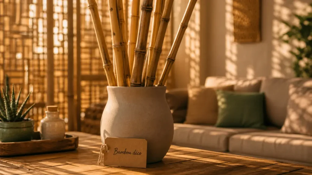 Décoration bambou intérieur : quels formats pour le salon, la chambre ou le bureau ?