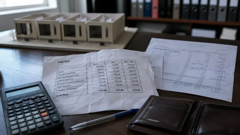 Cash flow immobilier locatif : le calcul net-net qui évite les mauvaises surprises