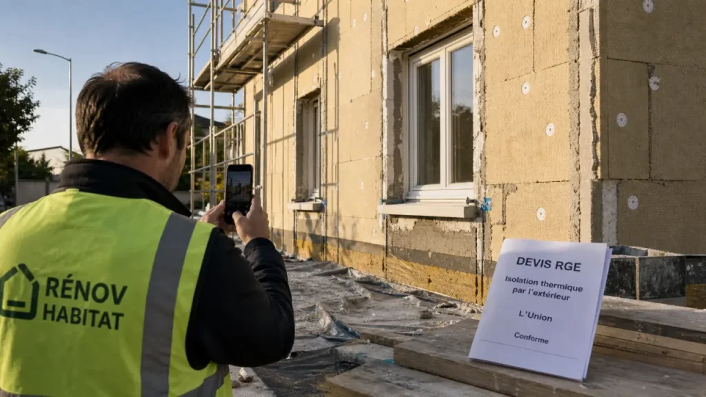 Isolation thermique extérieure à L’Union : confort, façade rénovée et surface préservée
