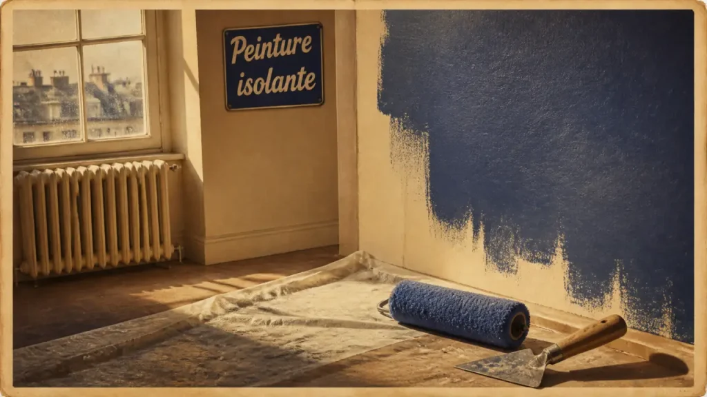 Peinture pour isolation thermique : utile contre les murs froids, insuffisante pour une maison mal isolée