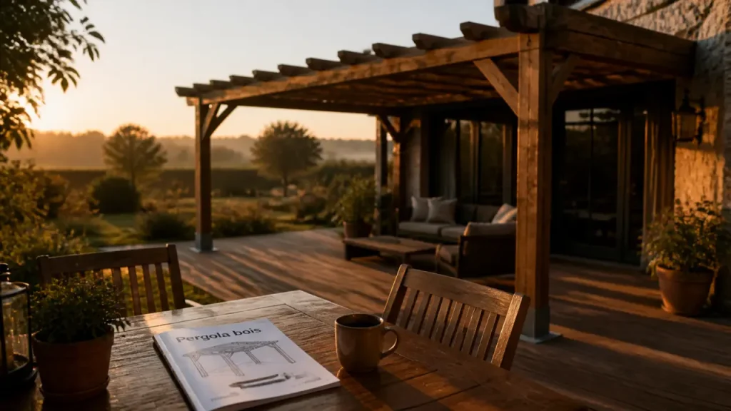 Pergola en bois pour terrasse : 4 critères techniques pour un aménagement durable