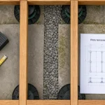 Plot terrasse bois réglable pour lambourdes, hauteur et pente