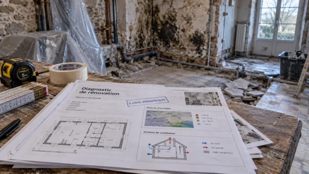 Rénovation de maison en Loire-Atlantique : coordonner les travaux avant de commencer